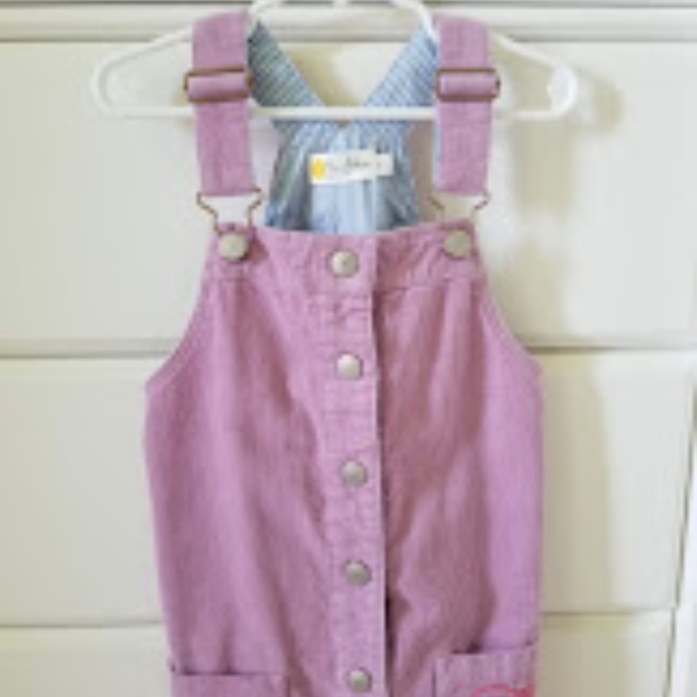 Mini Boden Corduroy Overall Dress